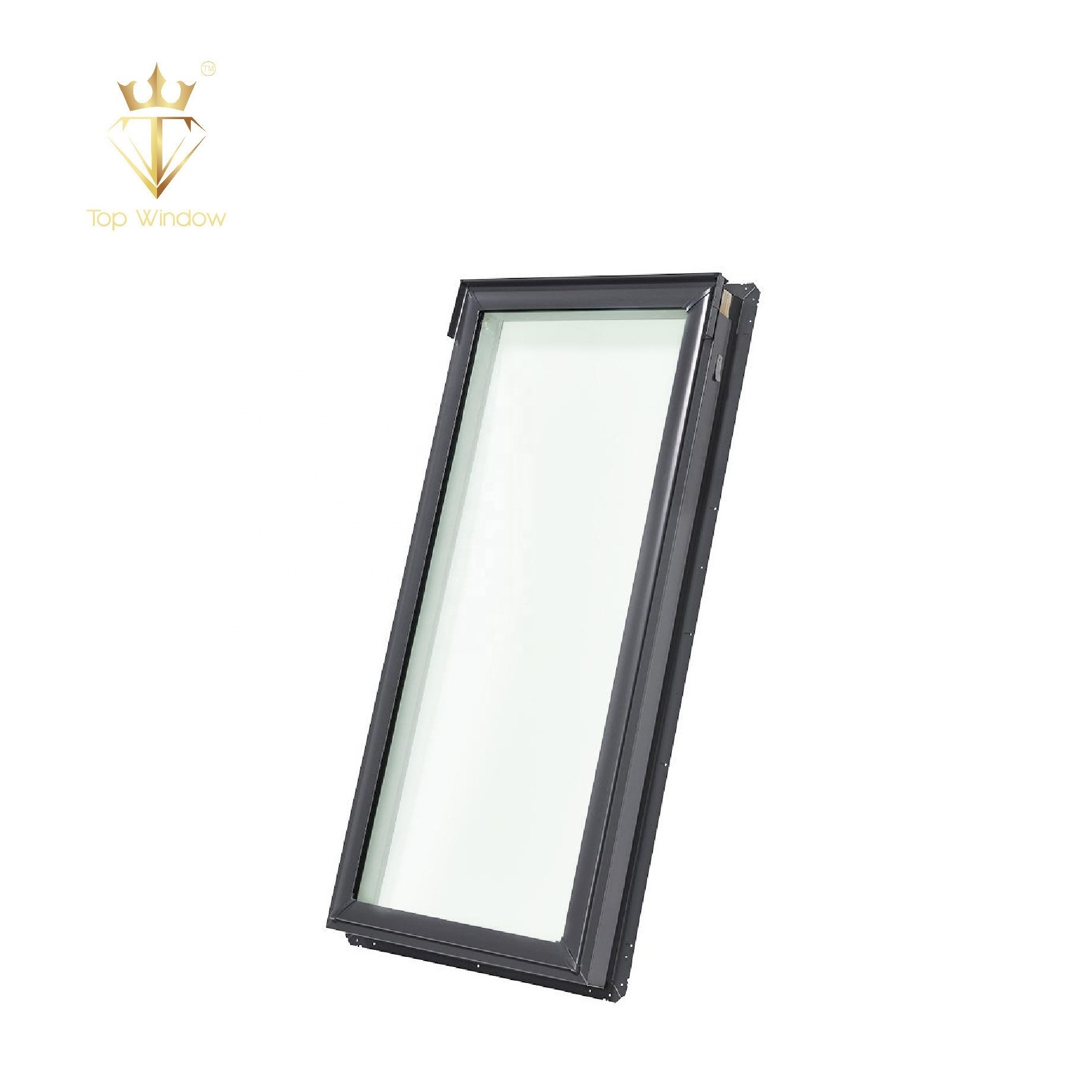 Ikealuminum 2023 Retractable Skylight Skylight Dome Aluminium Glass Skylight Window For House