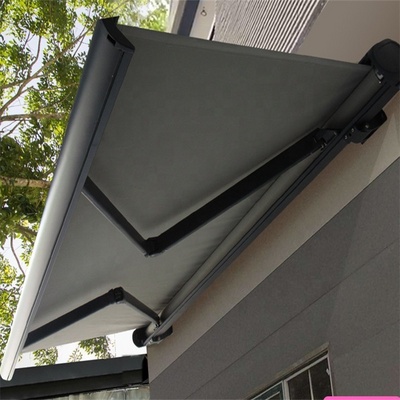 Commercial Electric Folding Awning Outdoor Motorized Remote Control Retractable Awning For Terraces Awning For Terrace Roof