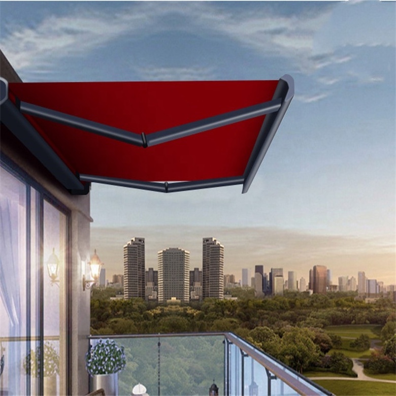 Roof Mount House Awning Retractable Patio Sliding Awning Roof System For Roof Top Tent Electric Bike Rain Awning