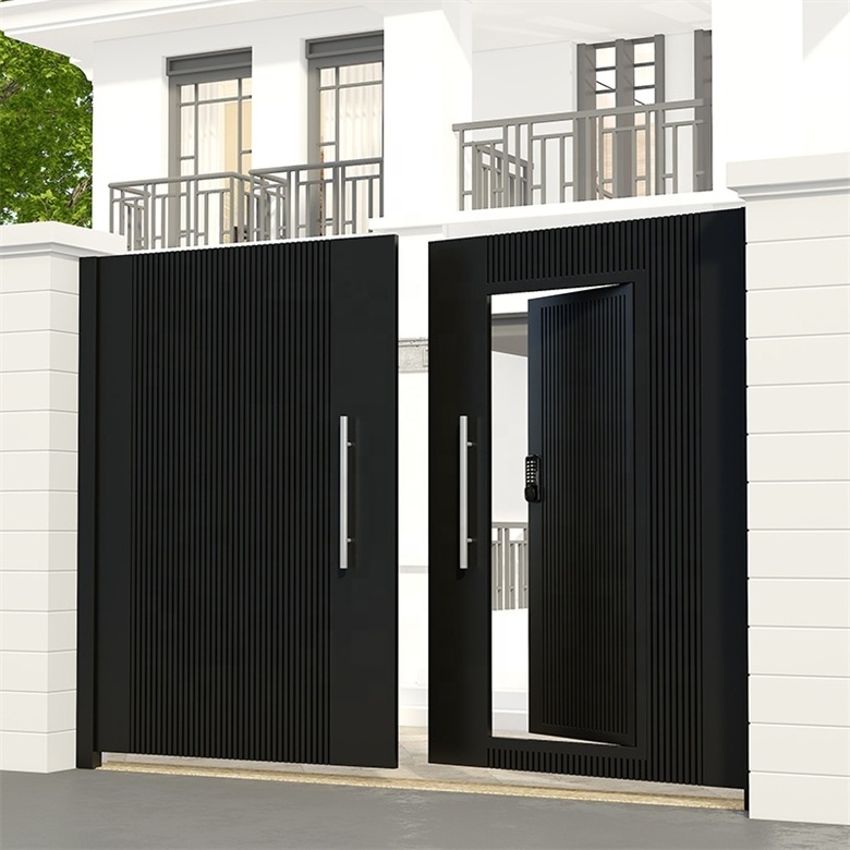 Ikealuminum customized gates for houses4 meter Home Gate Arch Design Main Gate Pillar Designs for house