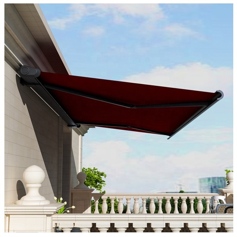 Roof Mount House Awning Retractable Patio Sliding Awning Roof System For Roof Top Tent Electric Bike Rain Awning