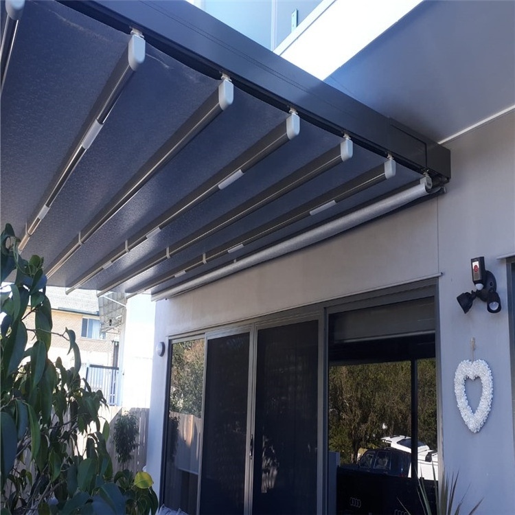 Closable Pergola Roof Economic Outdoor Retractable With Pergola Sliding Roof And Sunshade Folding Canopy Roof