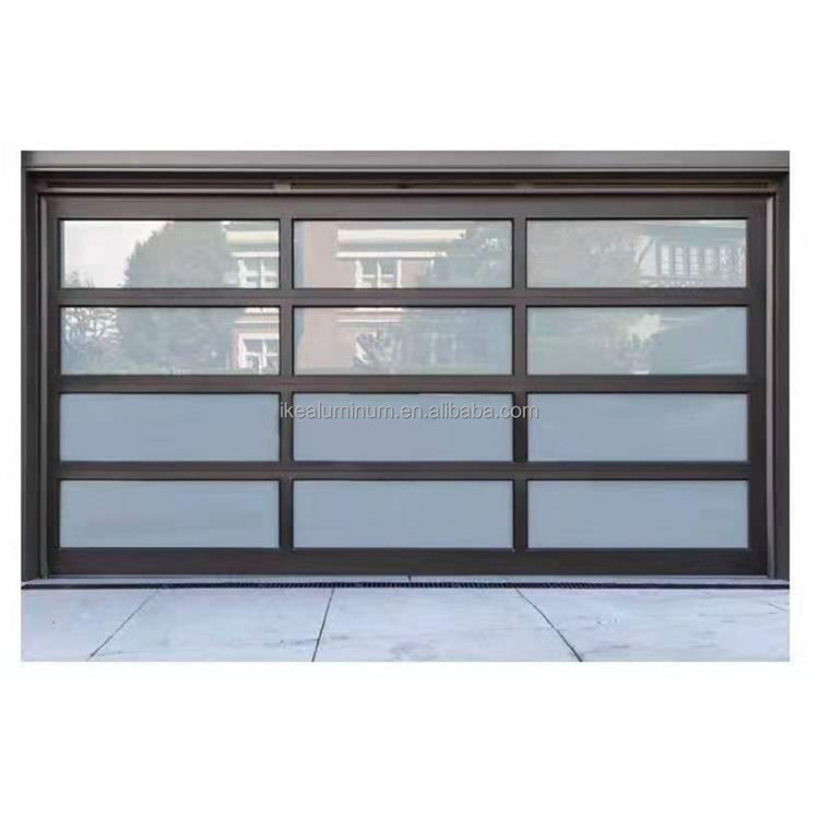 Low Cost Garage Door Automatic 3 Square Meters Width  Garage Impact Glass Door Best Quality Garage Gate Door