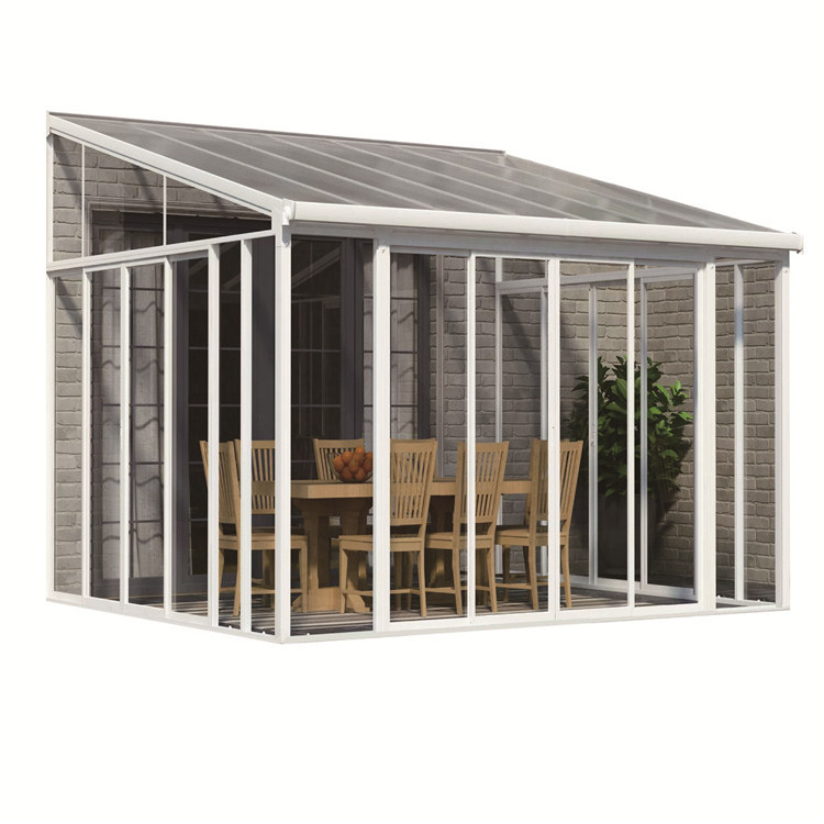 Sunrooms Aluminium Glass Sunroom For Solarium Free Standing Sunroom