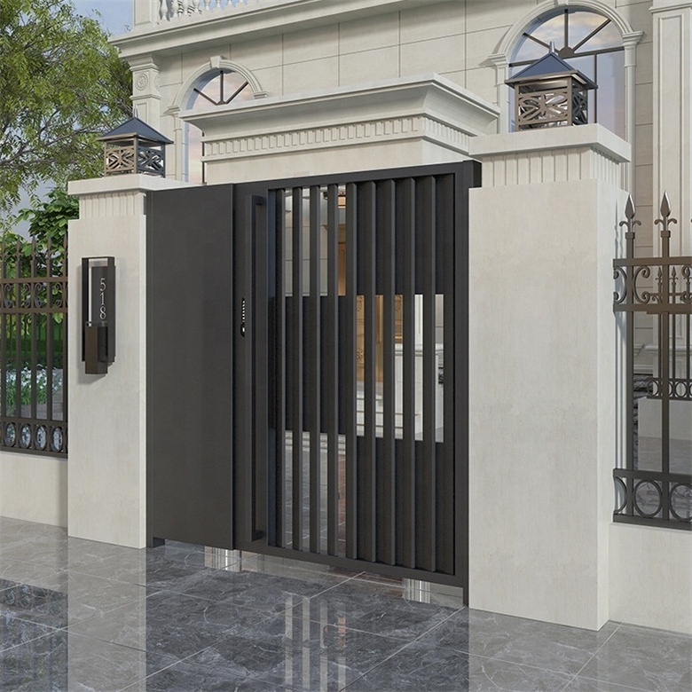 Ikealuminum customized gates for houses4 meter Home Gate Arch Design Main Gate Pillar Designs for house