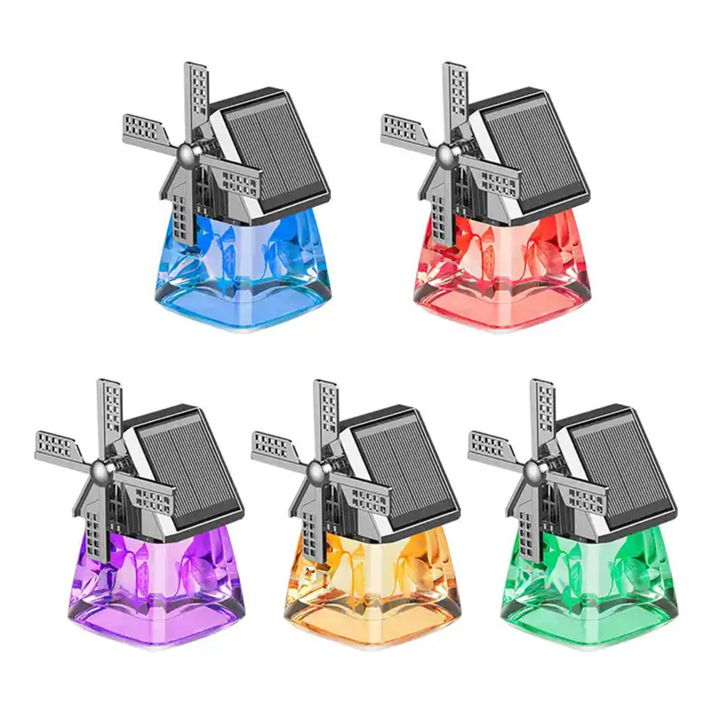 IKEDA Original luxury car air freshener solar helicopter interior metal solar helicopter car air freshener