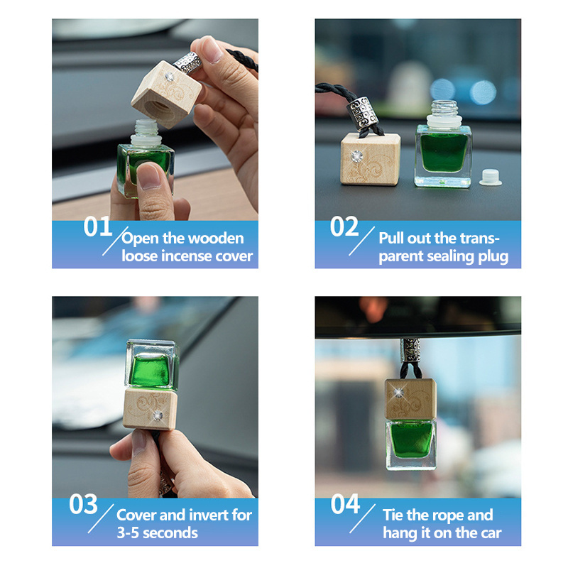 Hanging car vent sticks clip air freshener perfumes car hanging air freshener for home fragrance