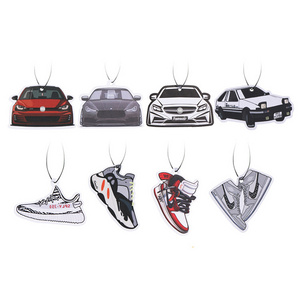 IKEDA any type customized logo printed car paper air freshener