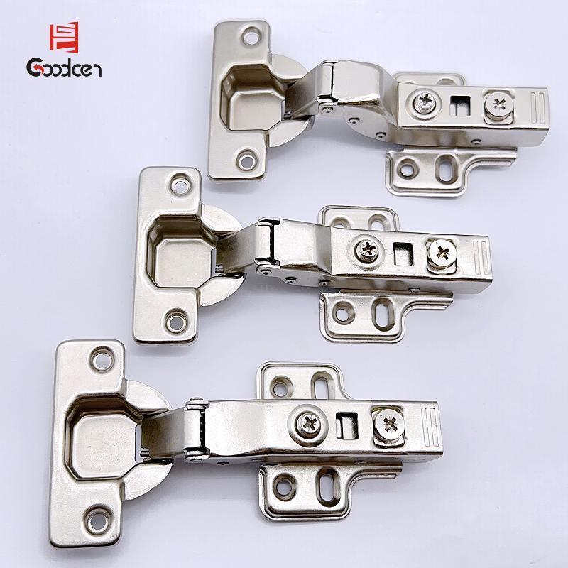 Furniture Iron two way 2D soft closing bisagras rectas easy install adjustable cabinet door hinges