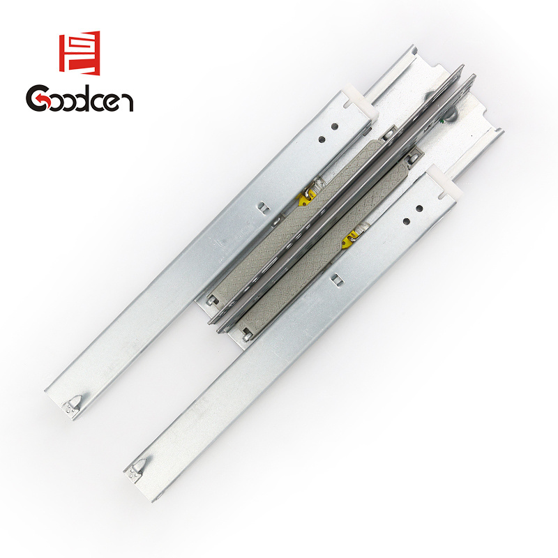 Manufacture Hardware hidden cabinet telescopic channel 3D adjustable undermount drawer slide