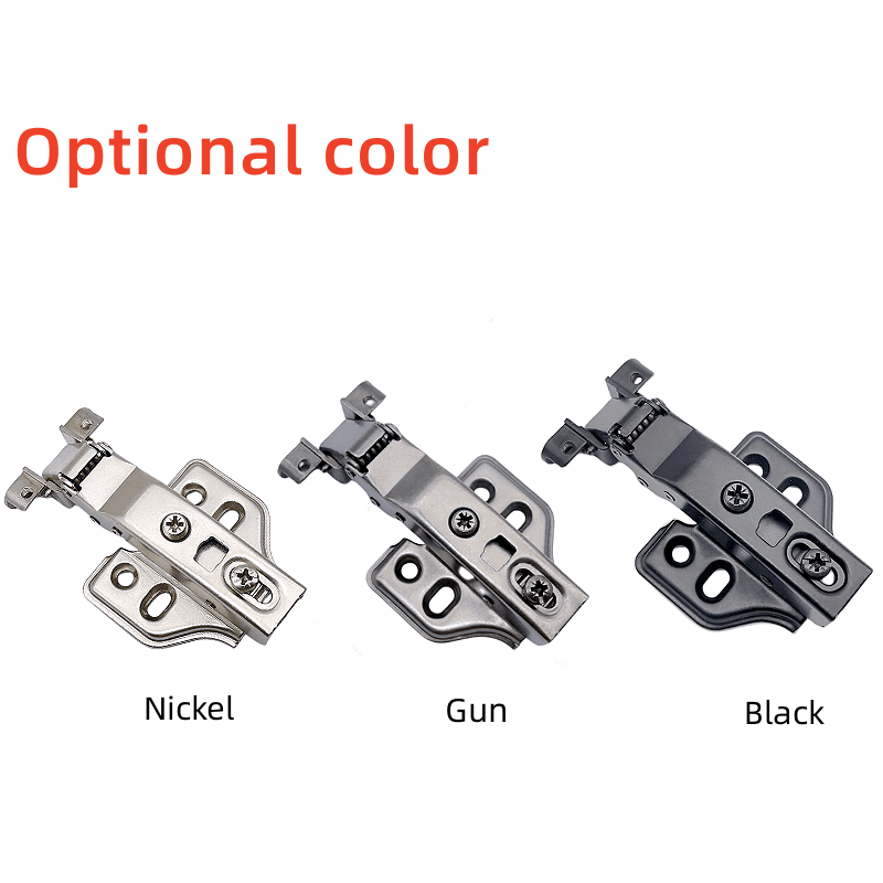 Aluminum frame hinges soft close two way clip on black furniture hardware hidden door hinges