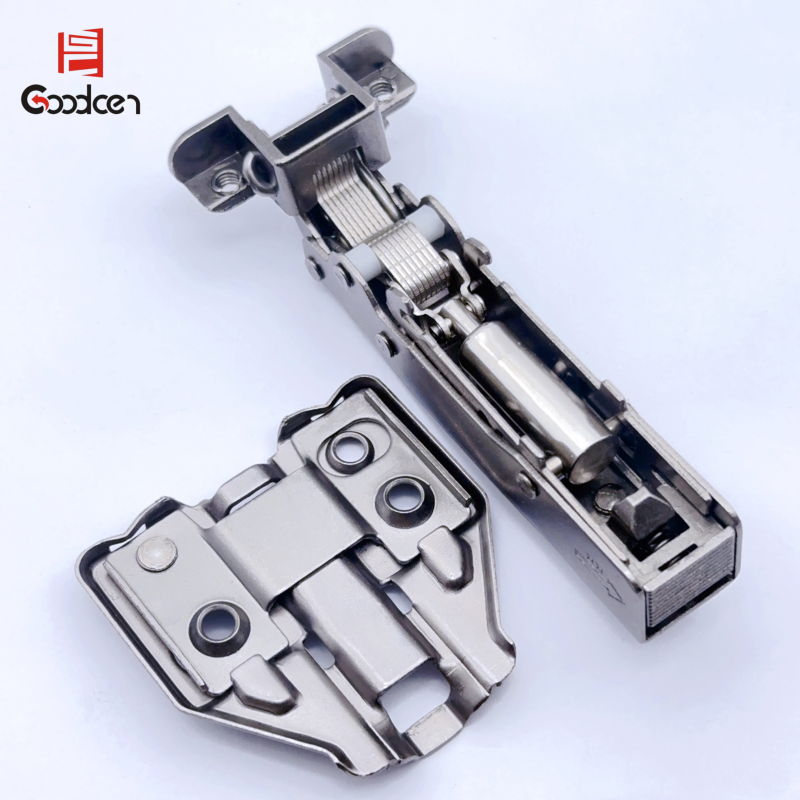 Furniture Hardware 3D adjustable hydraulic aluminium frame glass door concealed 3D hinges cabinet