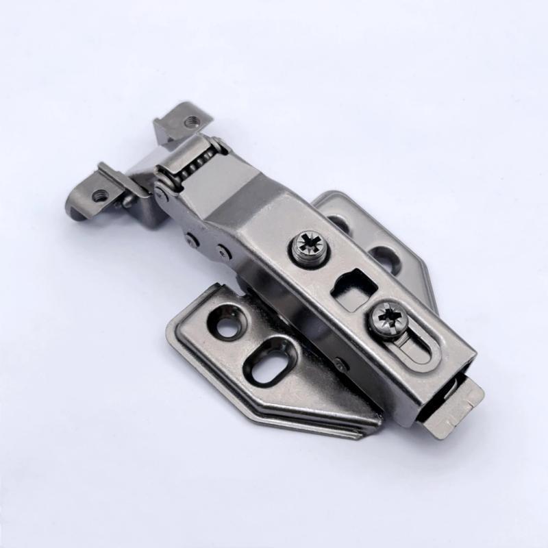 Aluminum frame hinges soft close two way clip on black furniture hardware hidden door hinges