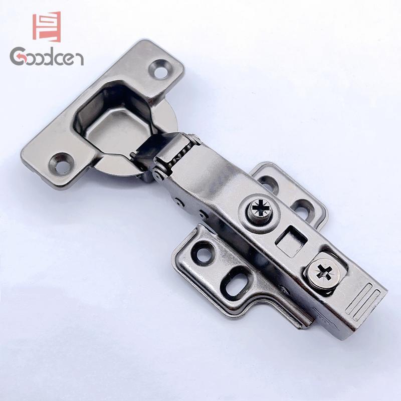 Furniture Iron two way 2D soft closing bisagras rectas easy install adjustable cabinet door hinges