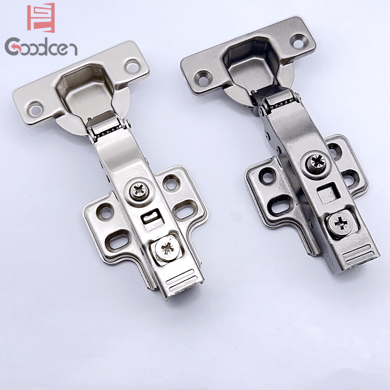 Furniture Iron two way 2D soft closing bisagras rectas easy install adjustable cabinet door hinges