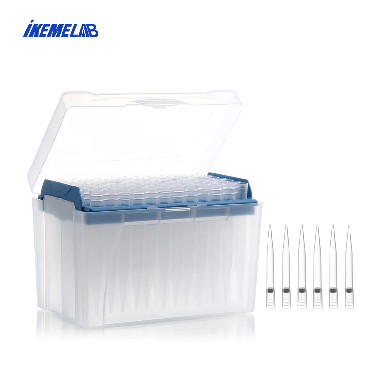 IKEME Lab 10ul 100ul 200ul Universal Pipette Tips 1ml For Liquid Transfer Handling