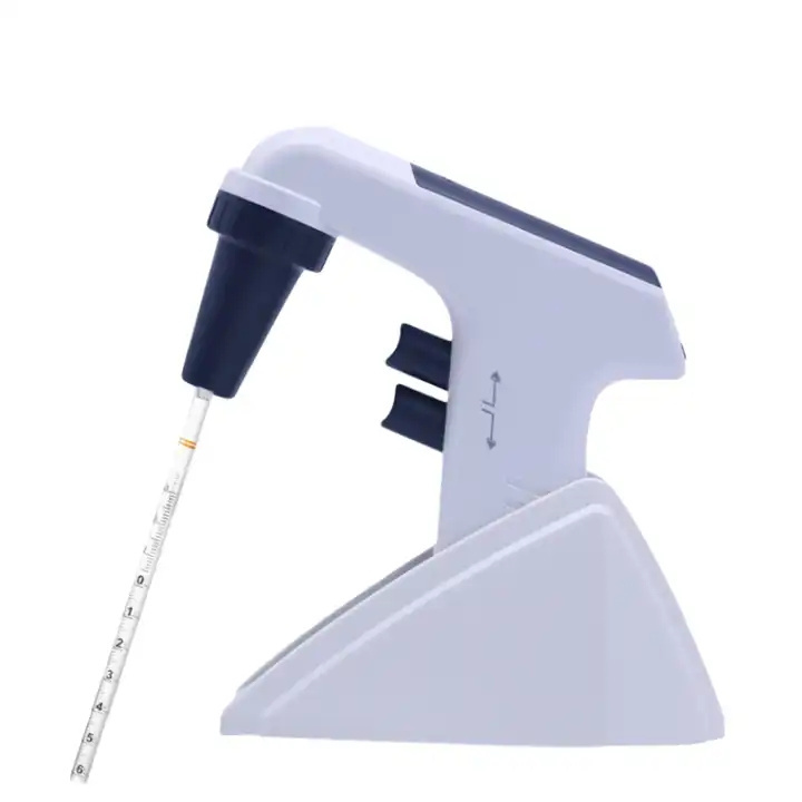 IKEME Laboratory Automatic Levo Plus Large Capacity 0.1-100ml Pipette Pump Automatic LCD Display Pipette Filler