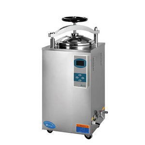 IKEME Automatic Vertical Hand Wheel Pressure Steam Sterilizer Autoclave For Mushroom Canned Food Retort Autoclave Sterilizer