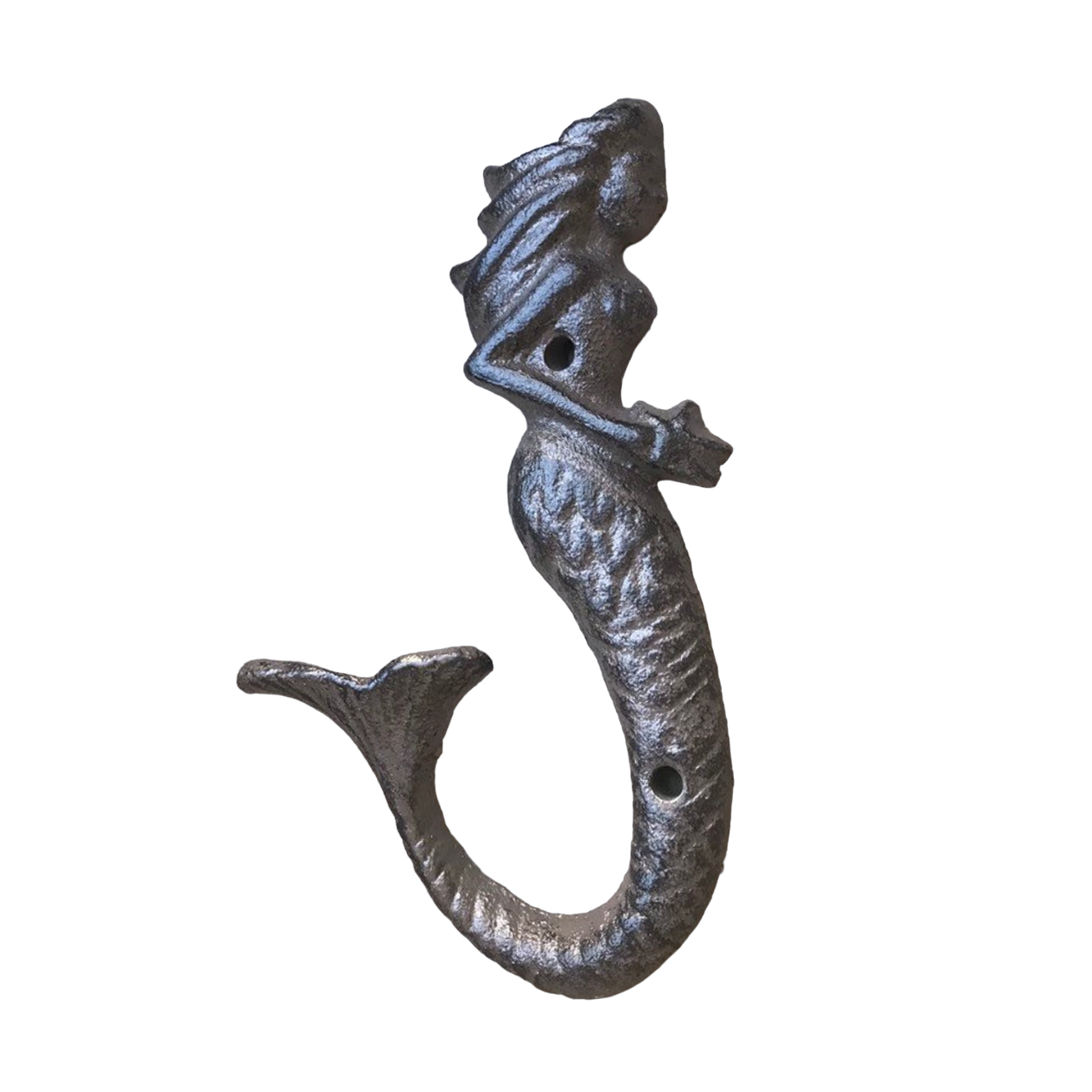 Luxury Modern Design Rustic Cast Iron Mermaid Hook Wall Hanger Self-adhesive Hooks from Indian Manufacturer