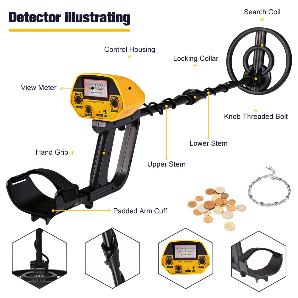 Tianxun New Factory Supply MD-5090 Gold detector Gold metal detector underground gold detector