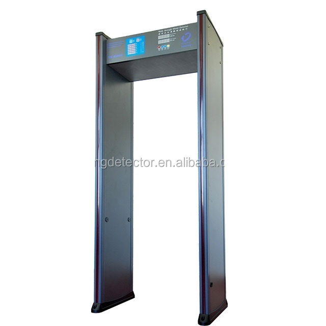 6zone outdoor security metal gates TX-200C with high sensitivity body scanner walk through metal detector