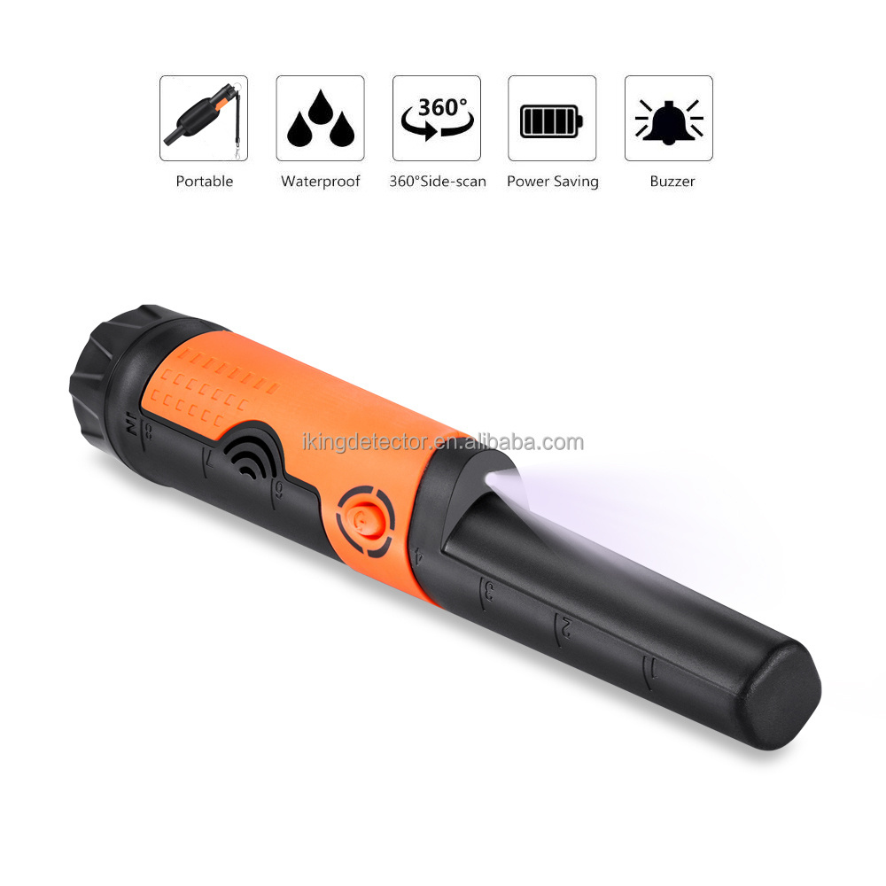 MD-710 pinpointer metal detector waterproof Handheld Pin Pointer Wand, Search Treasure Pinpointing Finder Probe for Adults and K