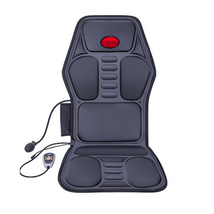 Home Car Dual Use Seat Cushion Buttuck Vibration Heating Thermal Kneading Shiatsu Electric Massage Cushion