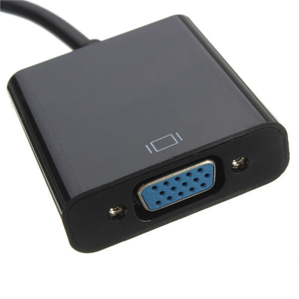 HDMI to VGA Cable HDMI Male to VGA Female RGB Analog VGA Video Audio Converter Adapter Cables HD 1080P for PC Laptop DVD