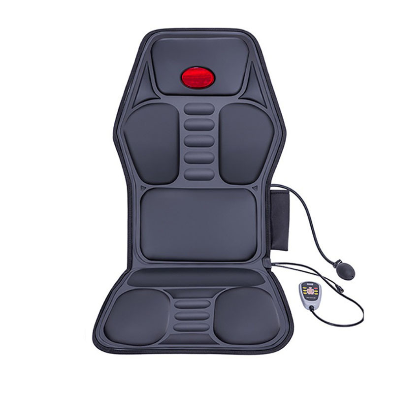 Home Car Dual Use Seat Cushion Buttuck Vibration Heating Thermal Kneading Shiatsu Electric Massage Cushion