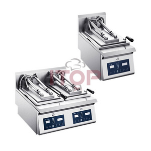 Automatic Stainless steel Dumpling Cooker fried dumpling cook machine  Factory Direct Fried Dumpling Making Machine For Sale