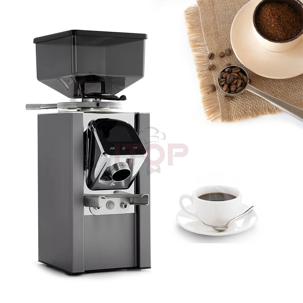 Coffee Bean Grinding Machine Flat Burr Espresso Grinding  Electric Industrial Professional Coffee Bean Grinder