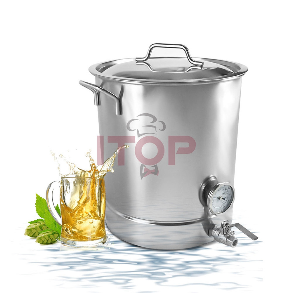 ITOP 20L/30L/40L/60L Fermenter 304 Stainless Steel Homebrew Beer Equipment Factory Price