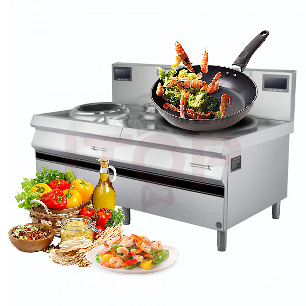 15+20kw Commercial Kitchen Equipment Cooking Stoves Manufacturer Top New Design Induction Cooker Manufacturer