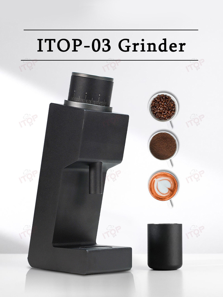 Wholesale New Design Automatic Coffee Machine Stainless Steel Burr Electric Coffee Grinder For Coffee Bean