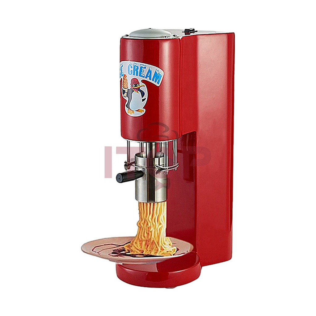 ITOP Commercial Ice Cream Noodle Shape Making Machine Ice Cream Spaghetti Machine Spaghetti Press Ice Cream Machine with CE