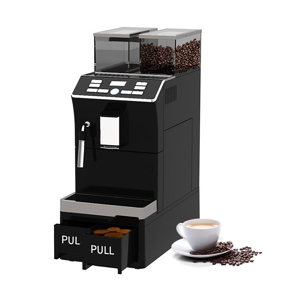 19 Bar Coffee Machine Built In Instant Coffee Machine Full Automatic Brewed Coffee Machine  With Milk Frother