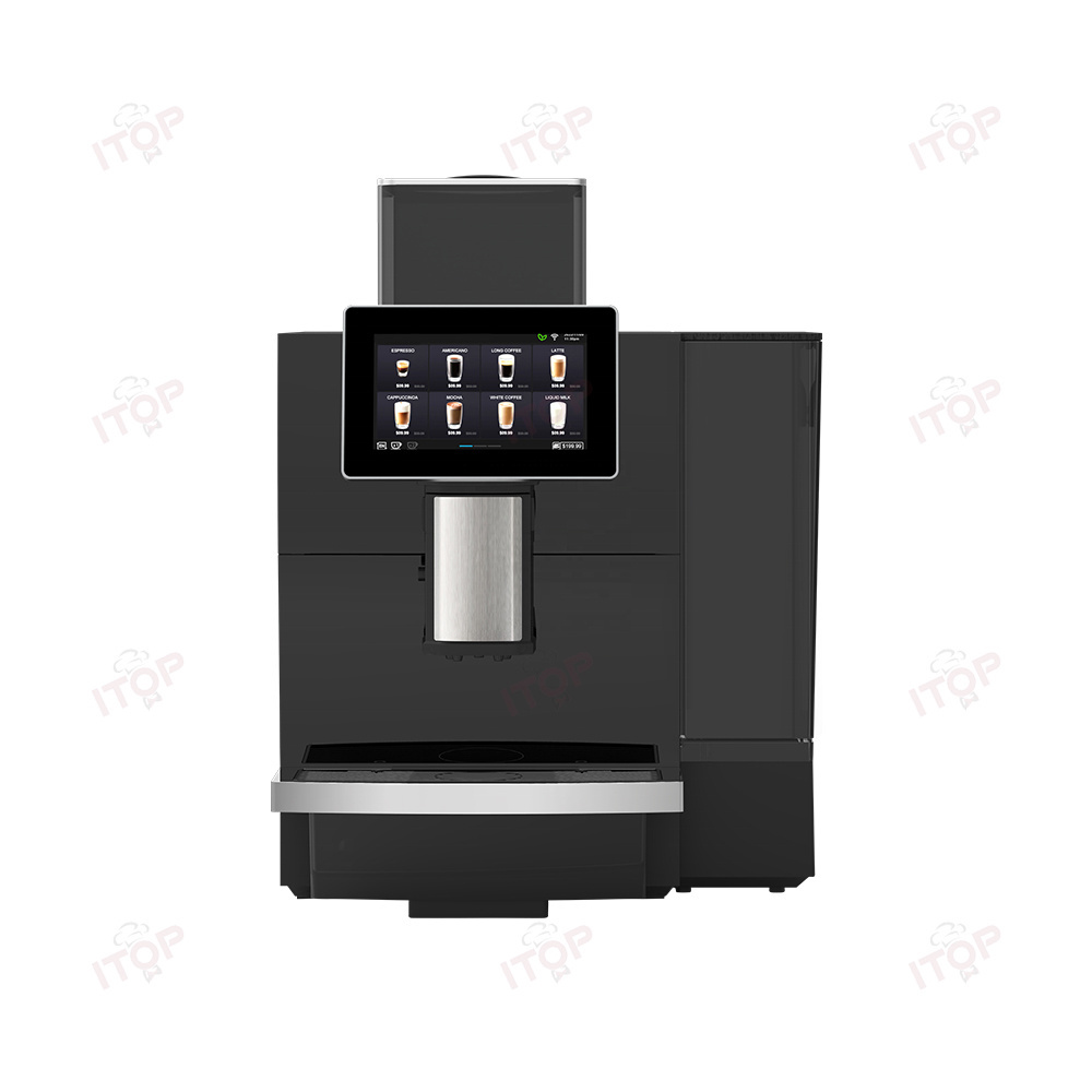 Commercial Bean To Cup Super Automatic Coffee Machine For Home Coffee And Office Coffee Service With Espresso And Americano