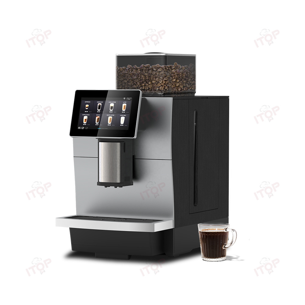 Commercial Bean To Cup Super Automatic Coffee Machine For Home Coffee And Office Coffee Service With Espresso And Americano