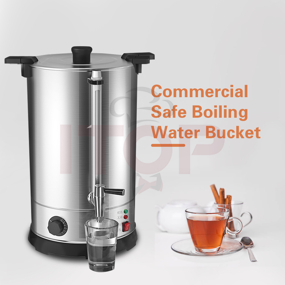 304 Steel Stainless With Adjustable Thermostat One-piece Kettle 20L/H  Big Capacity Hot Water Dispenser Urn