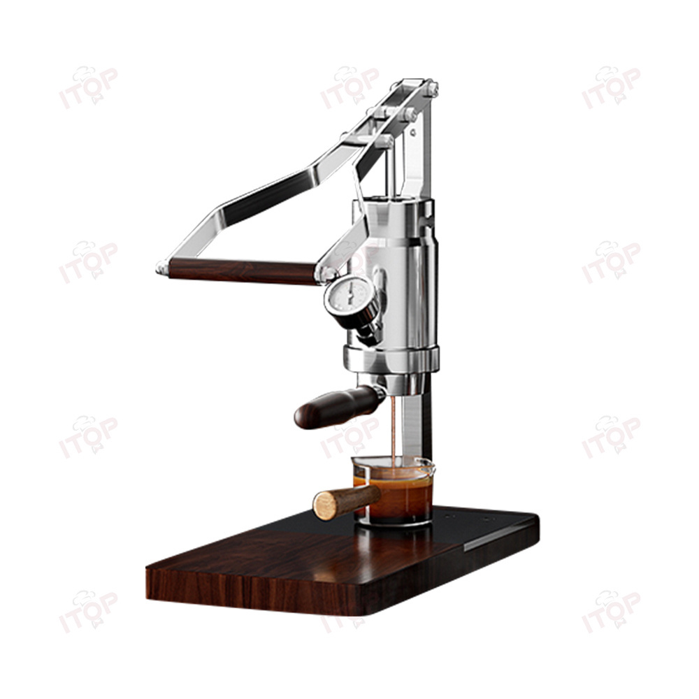 Thickened Stainless Steel 16bar Hand Press Lever Espresso Coffee Machine Office Coffee Shop Home Manual Cappuccino Machine