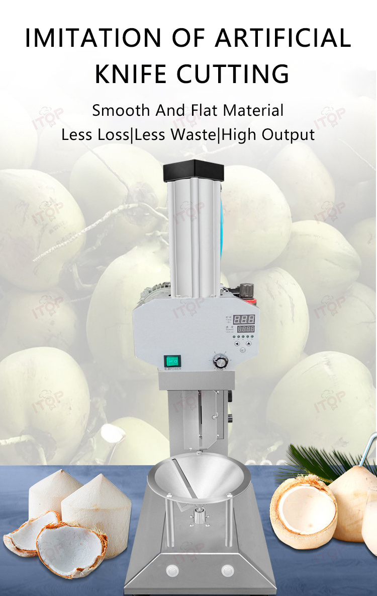 Hot Sale Automatic Green Fresh Coconut Skin Peeler Young Coconut Trimming Machine