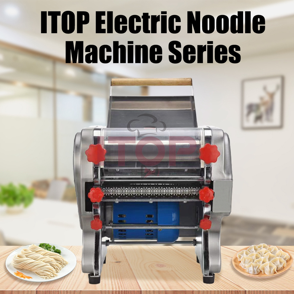 ITOP 3/6mm Wide Dough Roller Commercial Dough Press Pasta Maker Electric Noodles Making Machine