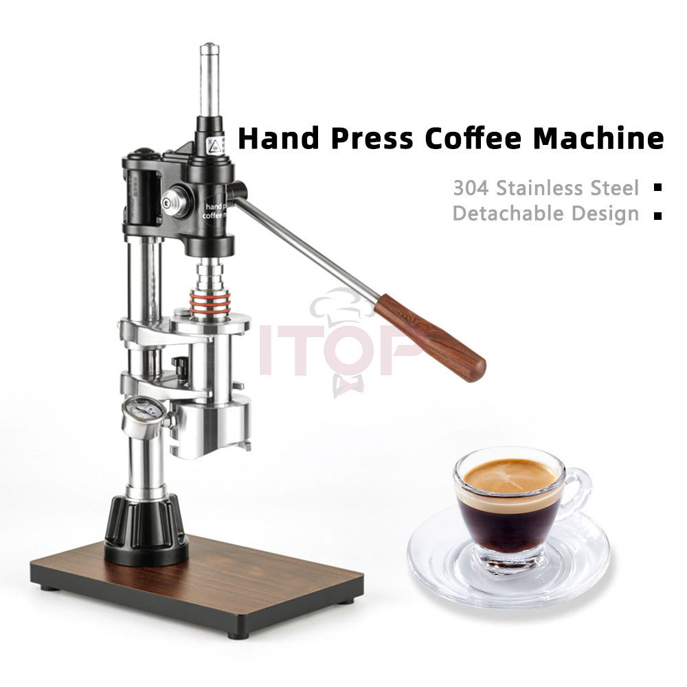 Coffee Portable Maker Turkish Coffee Machine 304 Stainless Steel Coffee Maker Single Cup Lever Espresso Machine