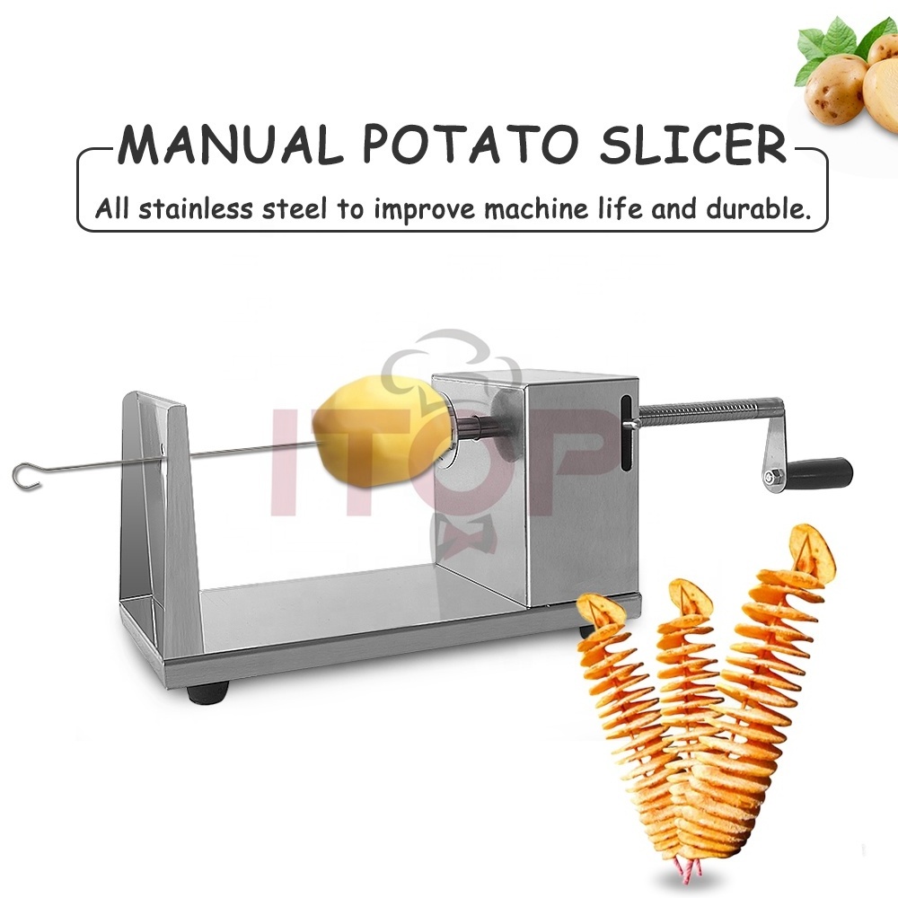 Cheap manual potato slicer/potato spiral cutting for sale Twister Potato Cutter