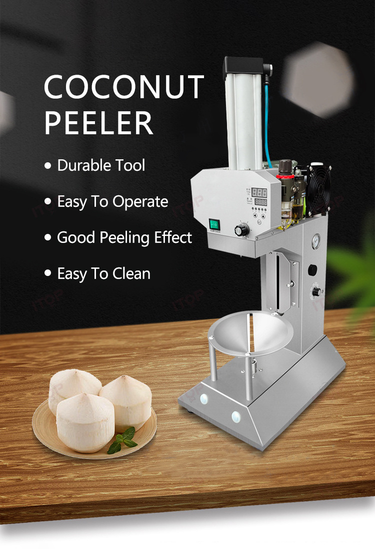 Hot Sale Automatic Green Fresh Coconut Skin Peeler Young Coconut Trimming Machine