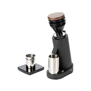 Low Speed Coffee Bean Grinder Mini Conical Steel Burr Electric Coffee Grinder Professional Zero Retention Hopper