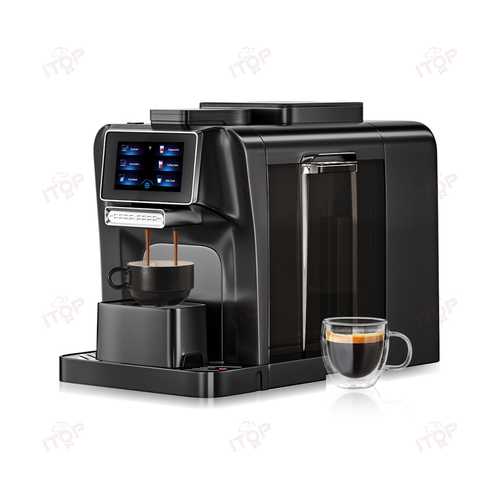 Super Automatic Commercial Italian Espresso Coffee Machine With Grinder/espresso Machine With Milk Frother Coffee Maker