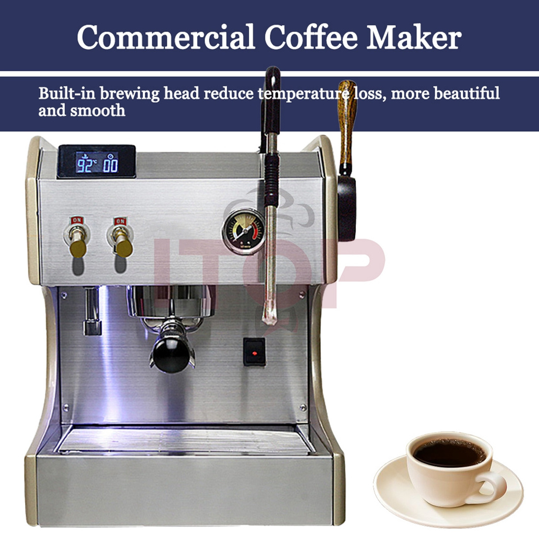 Wholesale Multi Electric Coffee Maker With Milk Frother Professional Espresso Coffee Machine For Cafe, Hotel