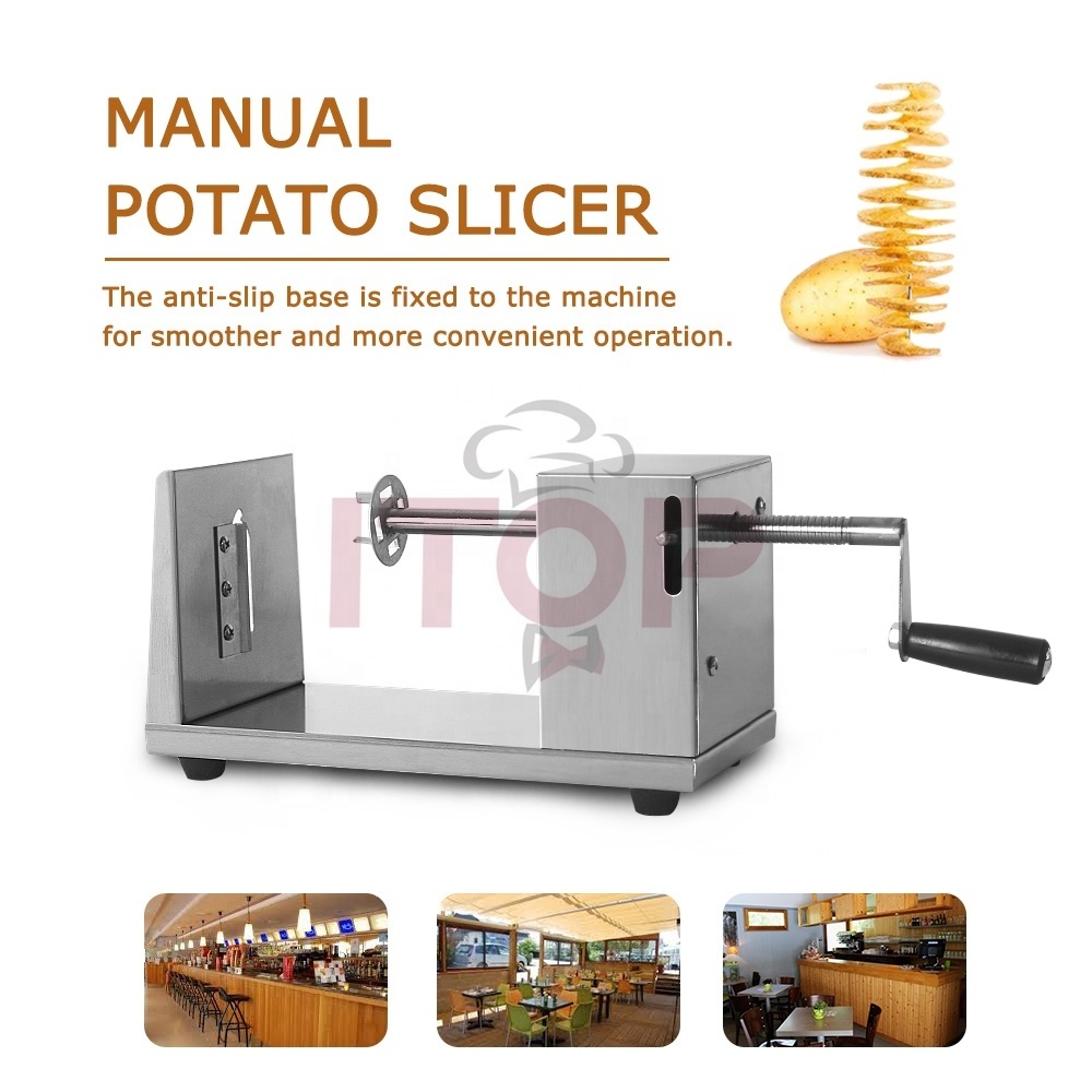 Cheap manual potato slicer/potato spiral cutting for sale Twister Potato Cutter