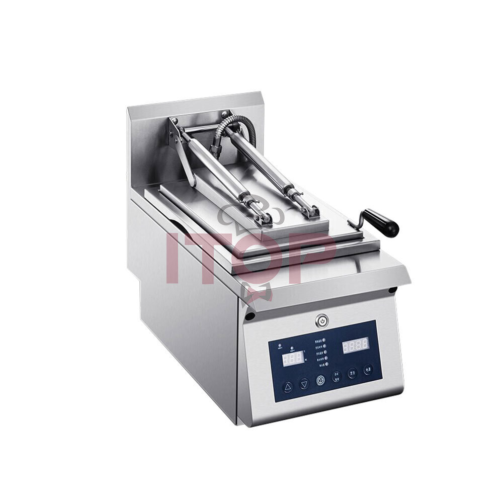 Automatic Stainless steel Dumpling Cooker fried dumpling cook machine  Factory Direct Fried Dumpling Making Machine For Sale